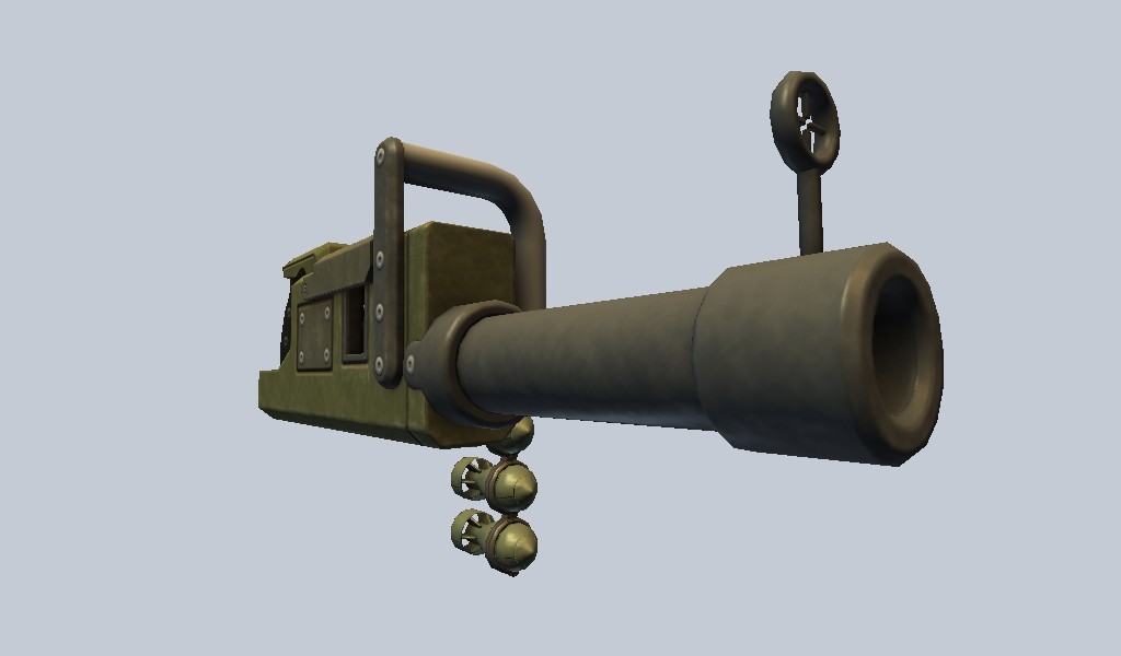 Toon style grenade blaster (GLSL) preview image 1